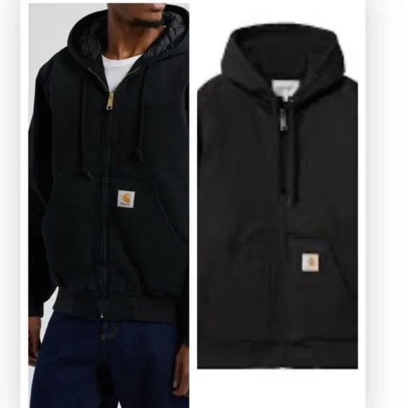 Carhartt Work In Progress Men’s Jacket, Black, Small, NWT - Picture 7 of 8